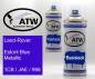Preview: Land-Rover, Estoril Blue Metallic, 1CB / JAE / 998: 400ml Sprühdose + 400ml Klarlack - Set, von ATW Autoteile West.